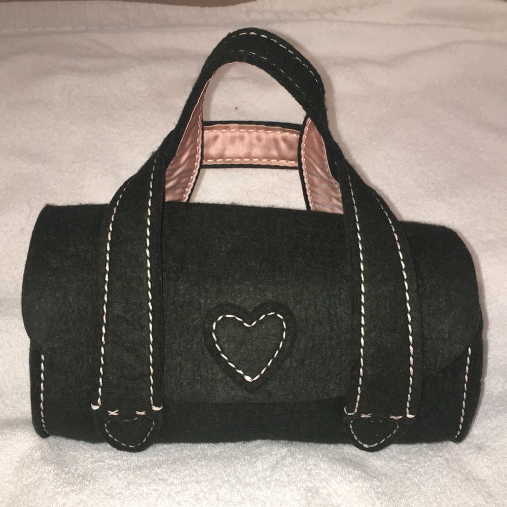 Moschino Wool Heart Handbag